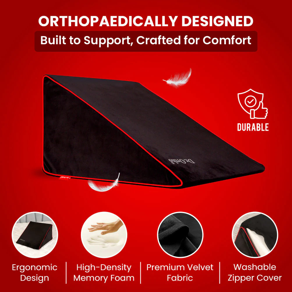 Dr. Ortho Wedge Pillow for Comfort and Support | Improve Your Sleep